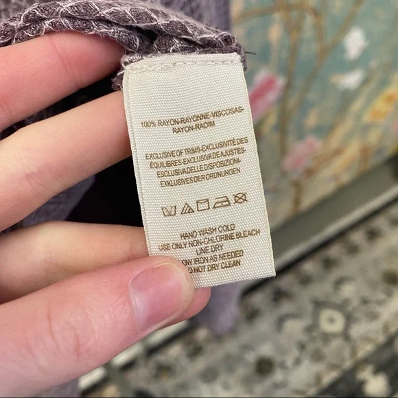 Purple Free People Blouse Top - Picture 6 of 9